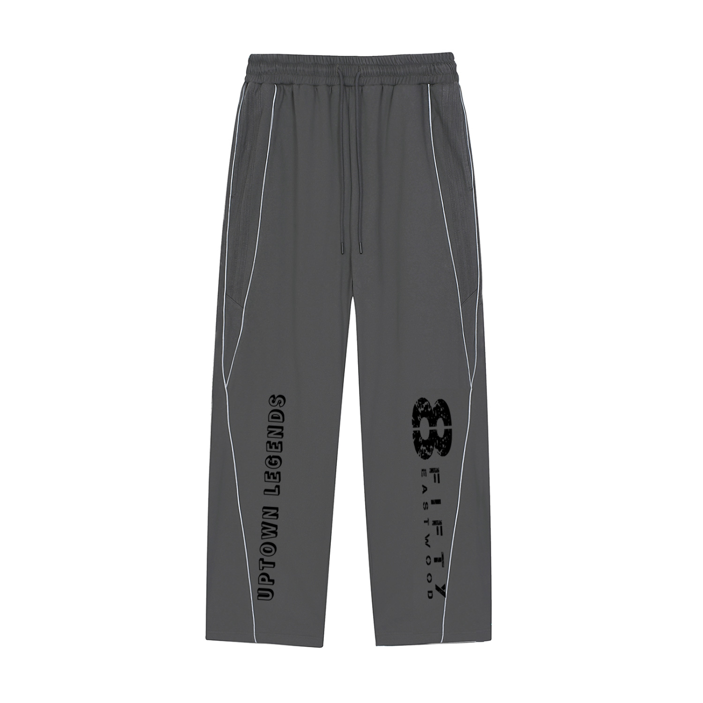 8Fifty/Legends - Reflection Striped Straight-Leg Sweatpants
