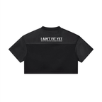 Women’s Cropped Paneled V-Neck Jersey