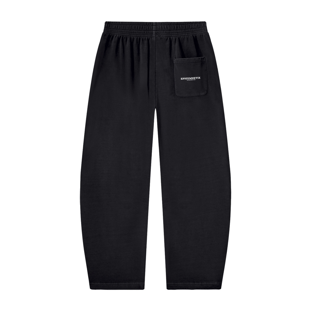 Unisex Vintage Washed Barrel Leg Sweatpants
