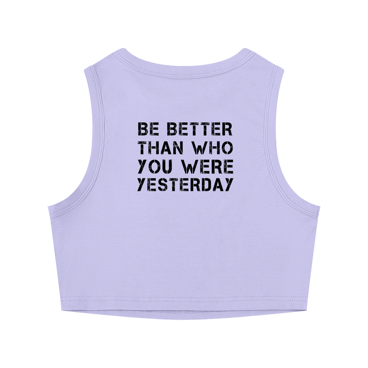 Crew neck tight cropped top