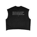 Emotionally Intelligent - French Terry Boxy Tank Top