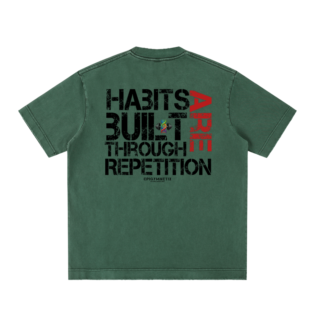 Heavyweight Vintage Washed Frayed T-Shirt