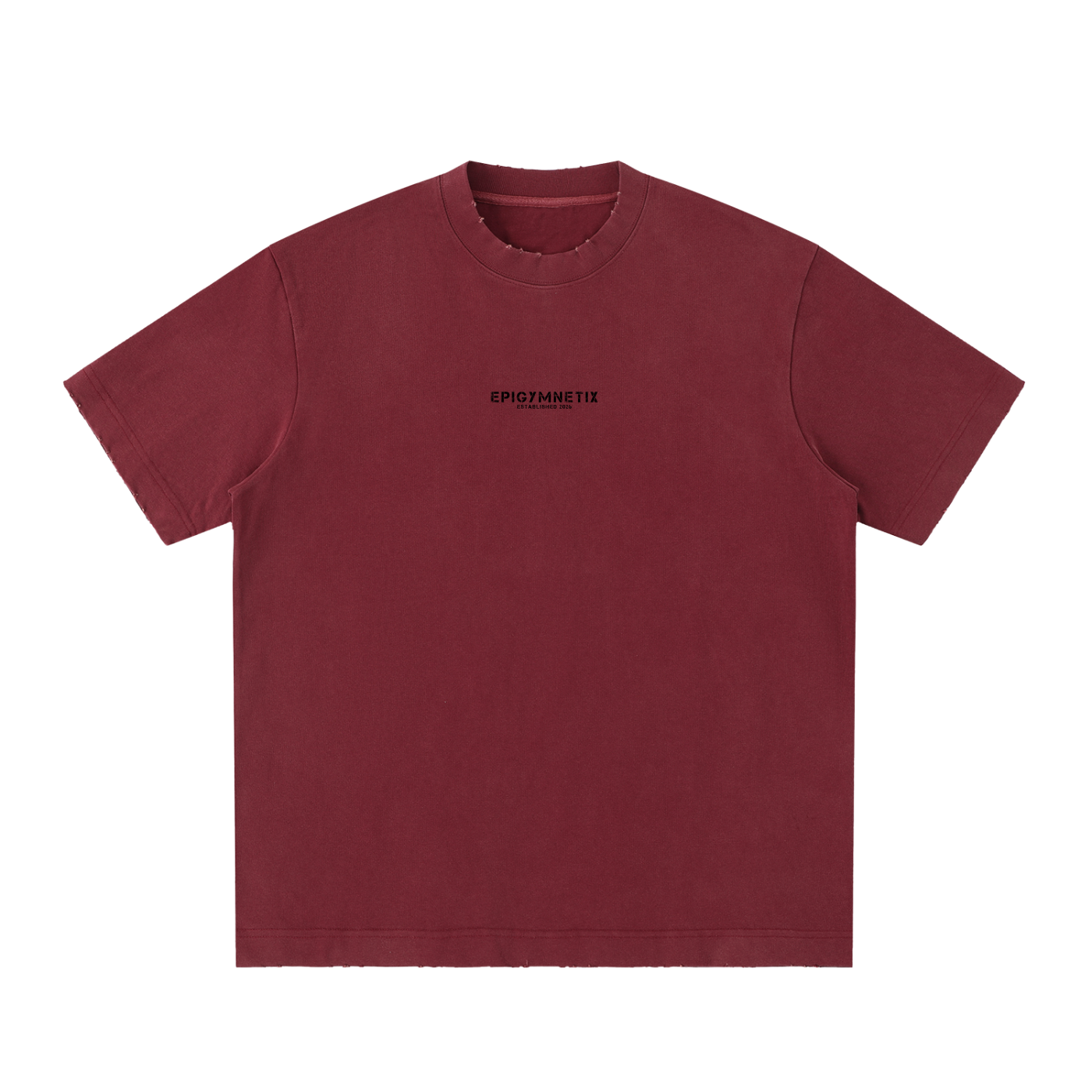 EpigymnetiX - Heavyweight Vintage Washed Frayed T-Shirt