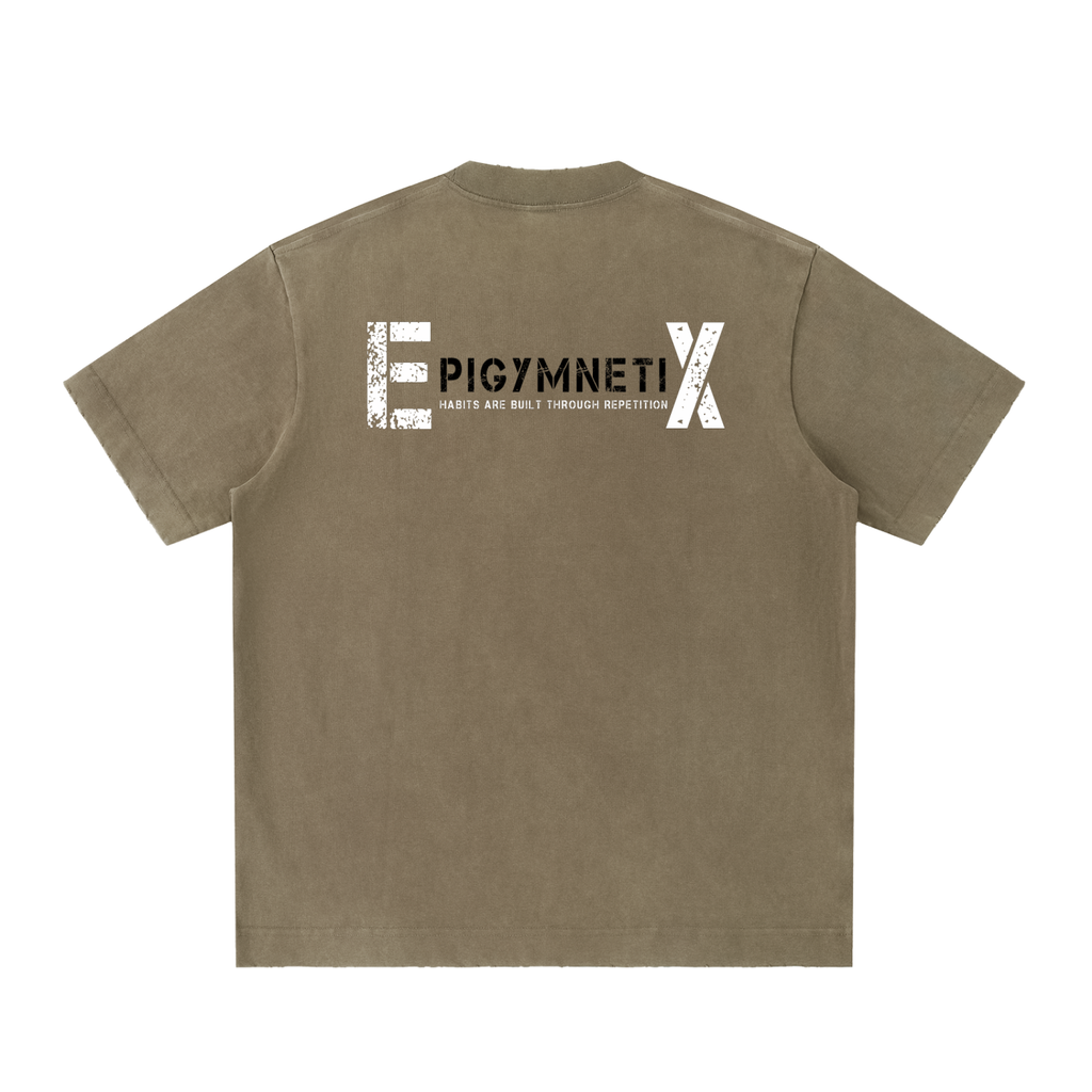 EpigymnetiX - Heavyweight Vintage Washed Frayed T-Shirt