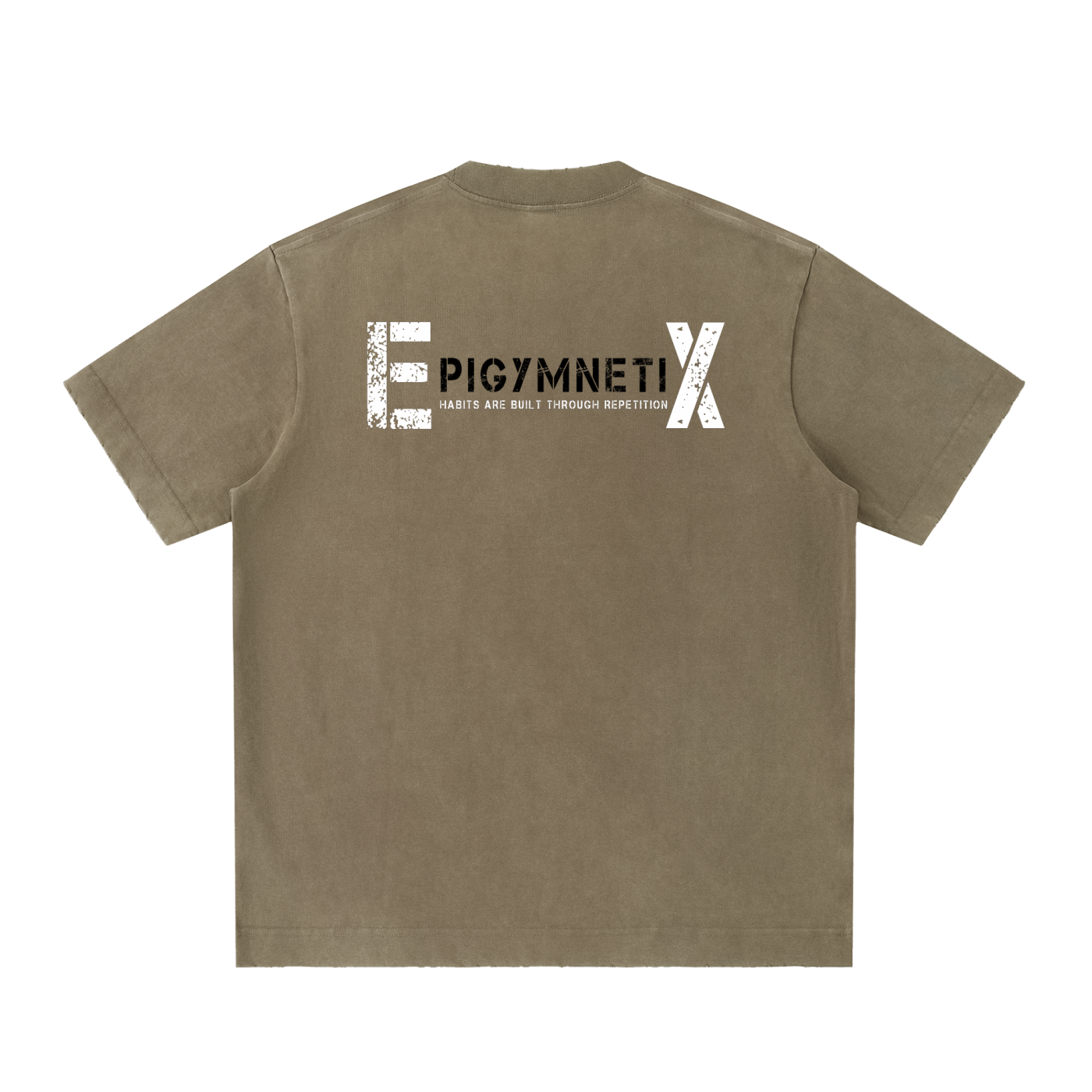 EpigymnetiX - Heavyweight Vintage Washed Frayed T-Shirt