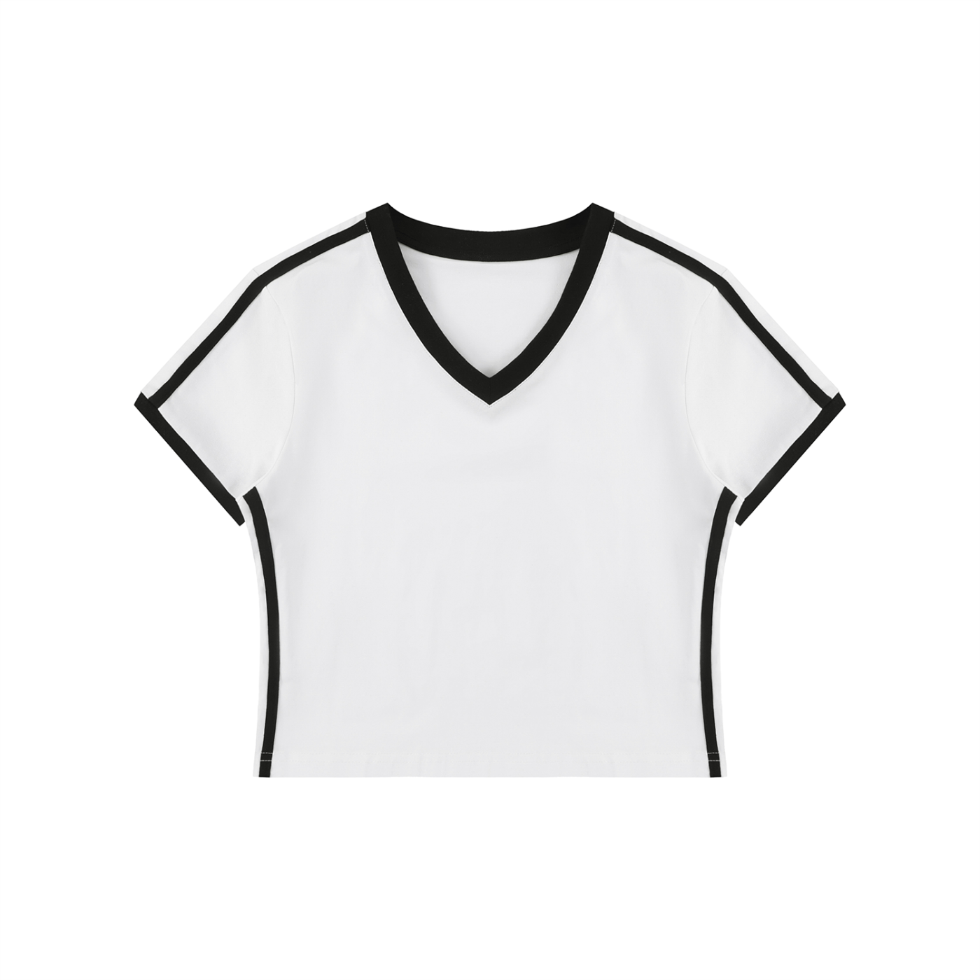 V-neck crop top,Women