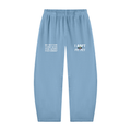 Unisex Vintage Washed Barrel Leg Sweatpants