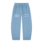 Unisex Vintage Washed Barrel Leg Sweatpants