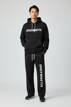 Contrast-Stitched Fleece Sweatpants