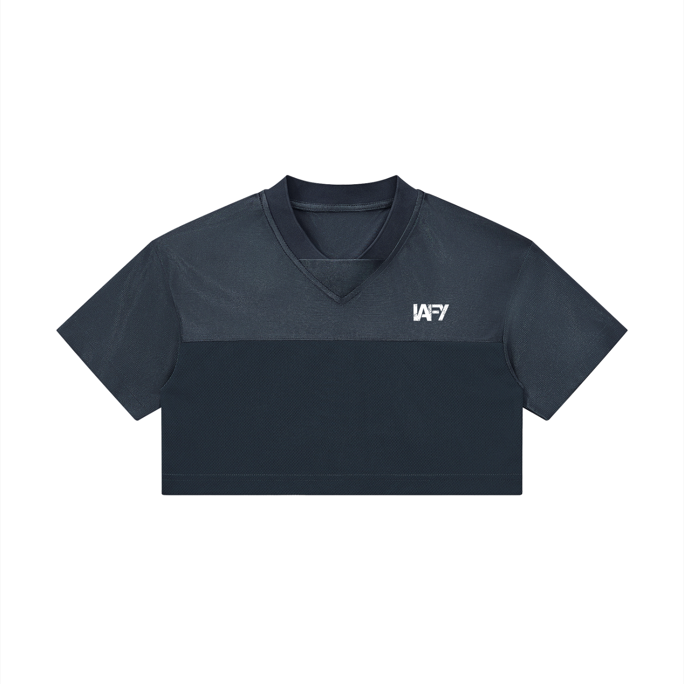 Women’s Cropped Paneled V-Neck Jersey