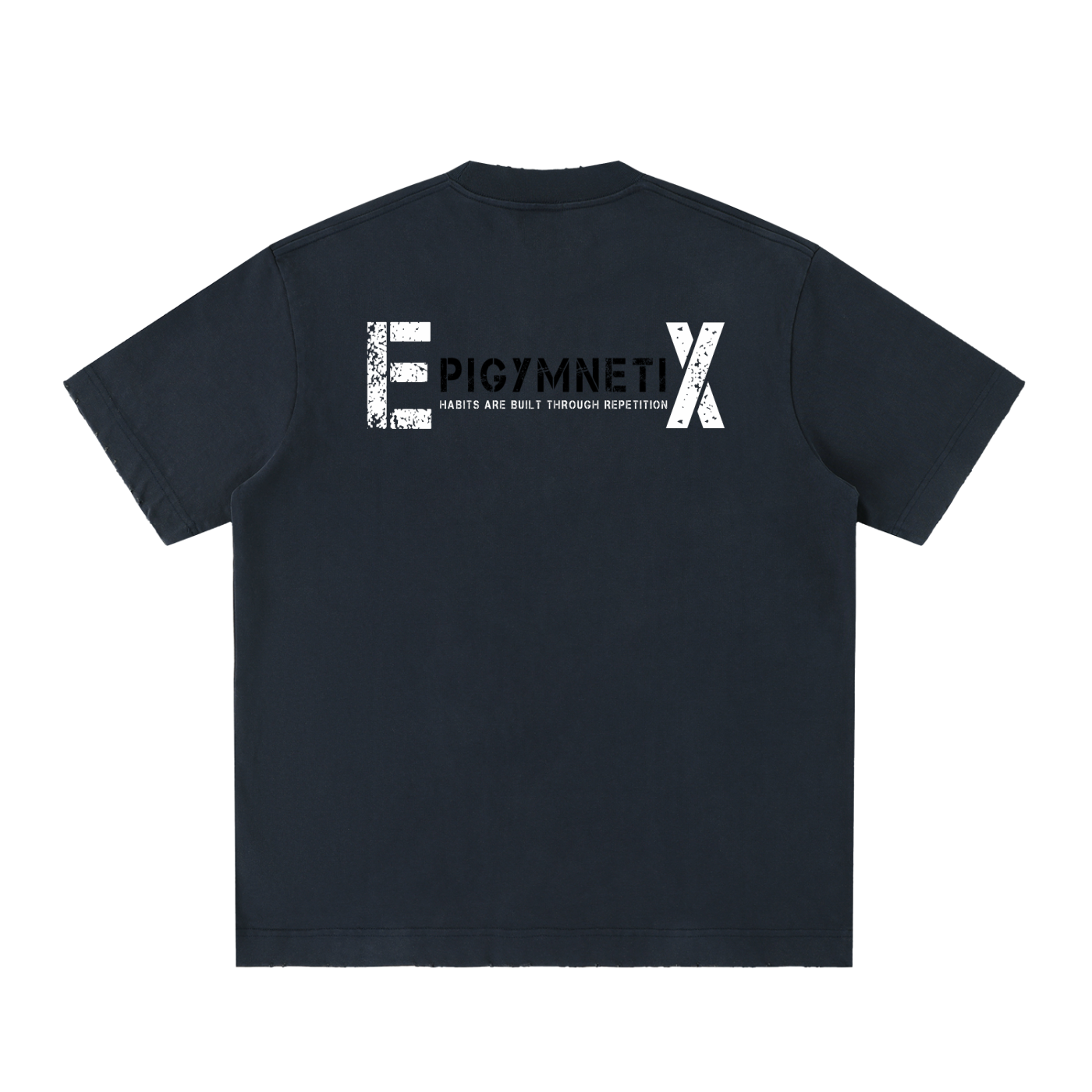 EpigymnetiX - Heavyweight Vintage Washed Frayed T-Shirt