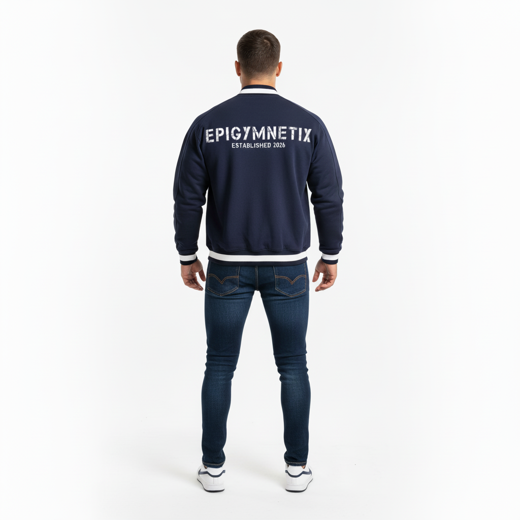 V-Neck Contrast Collar Boxy Sweatshirt