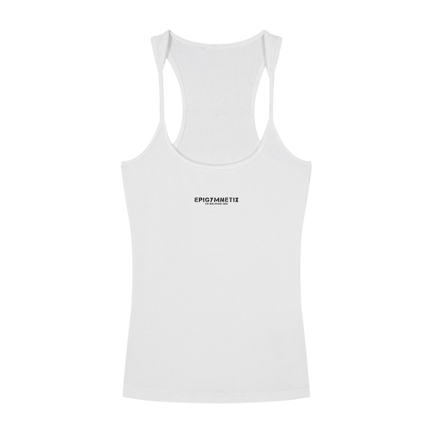 Ribbed racer back 