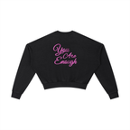 You are enough - Vintage Washed Cropped Sweatshirt
