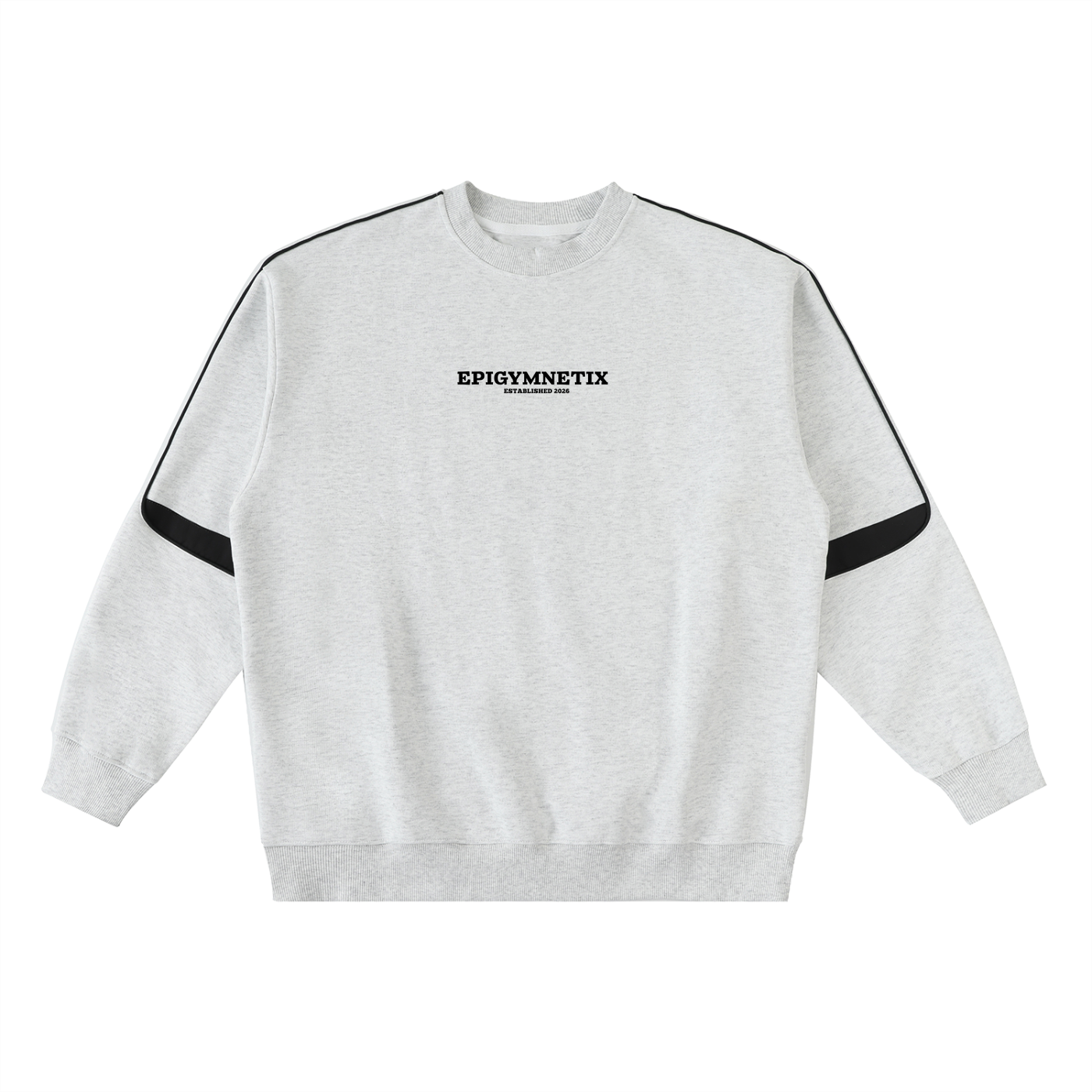 Oversized Crewneck Taped Sweatshirt