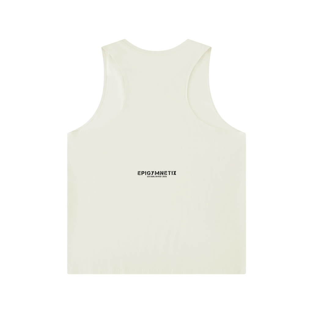 Men's Solid Color Crewneck Tank Top