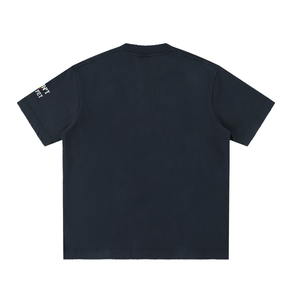 Be better than who you were yesterday - Heavyweight Vintage Washed Frayed T-Shirt