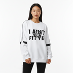Oversized Crewneck Taped Sweatshirt