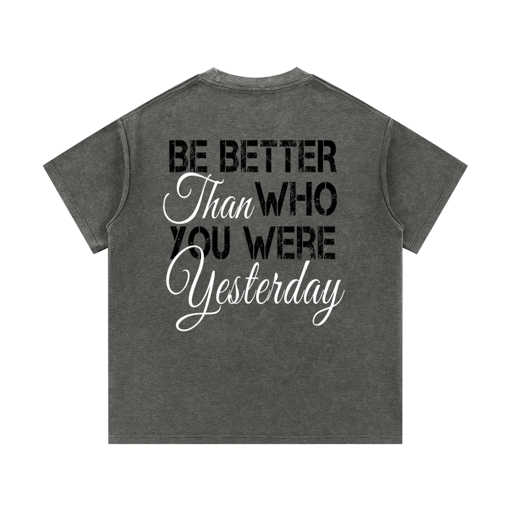 Waffle knit,T shirt