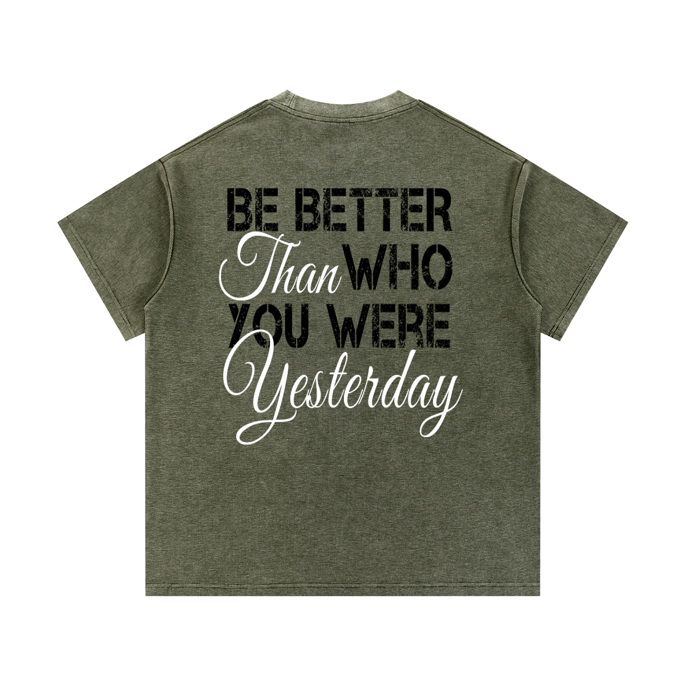 Waffle knit,T shirt