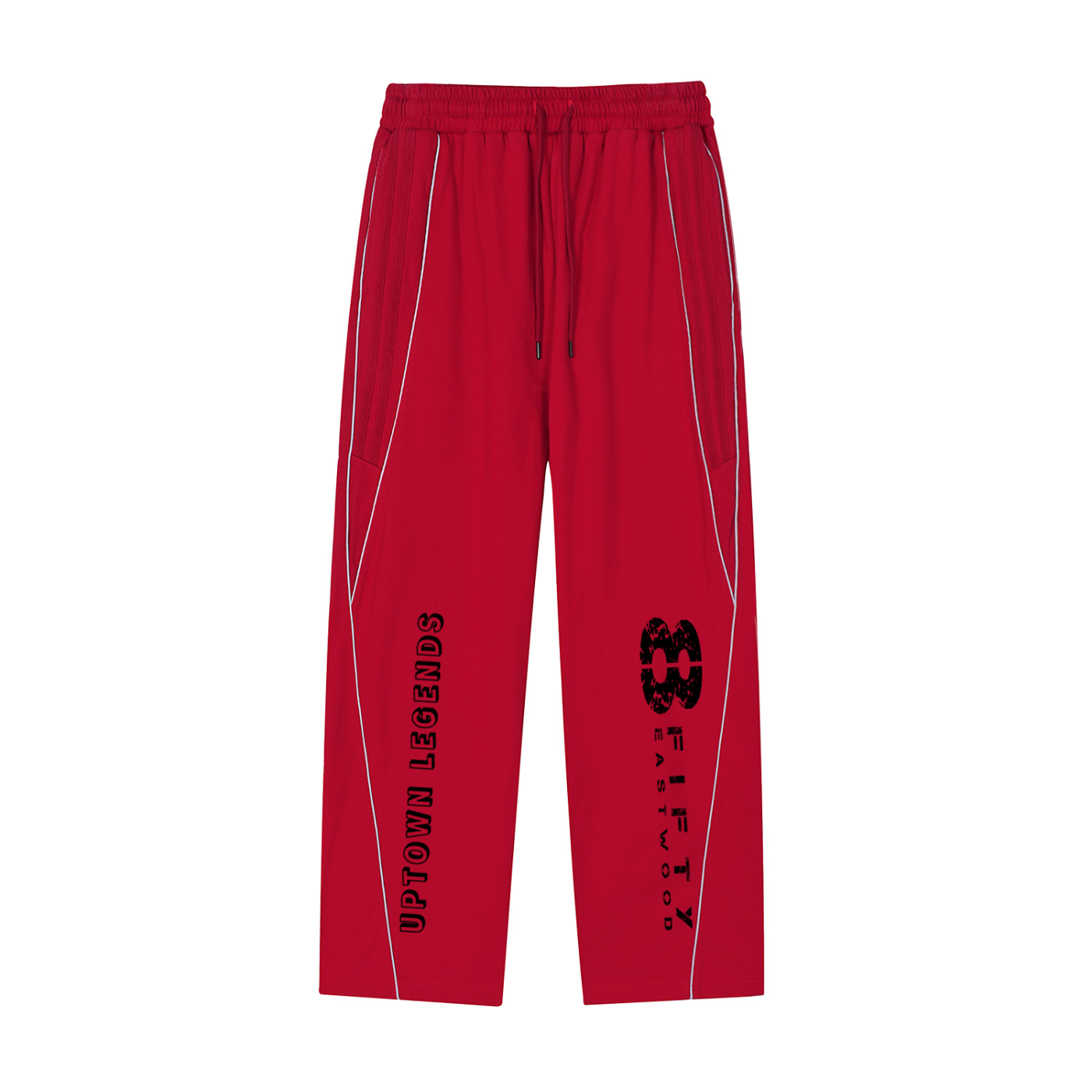 8Fifty/Legends - Reflection Striped Straight-Leg Sweatpants