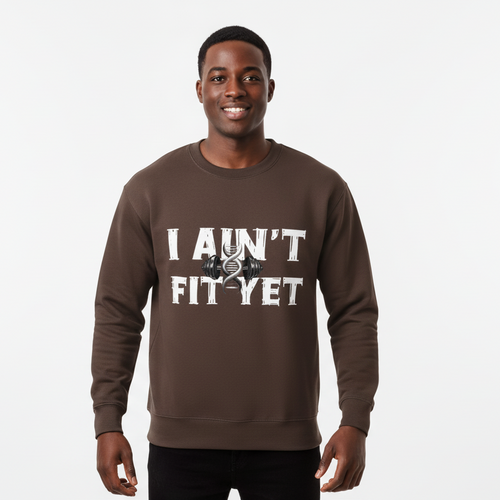 Crew neck sweater,Sweater,I Ain't Fit Yet ,Men ,Women