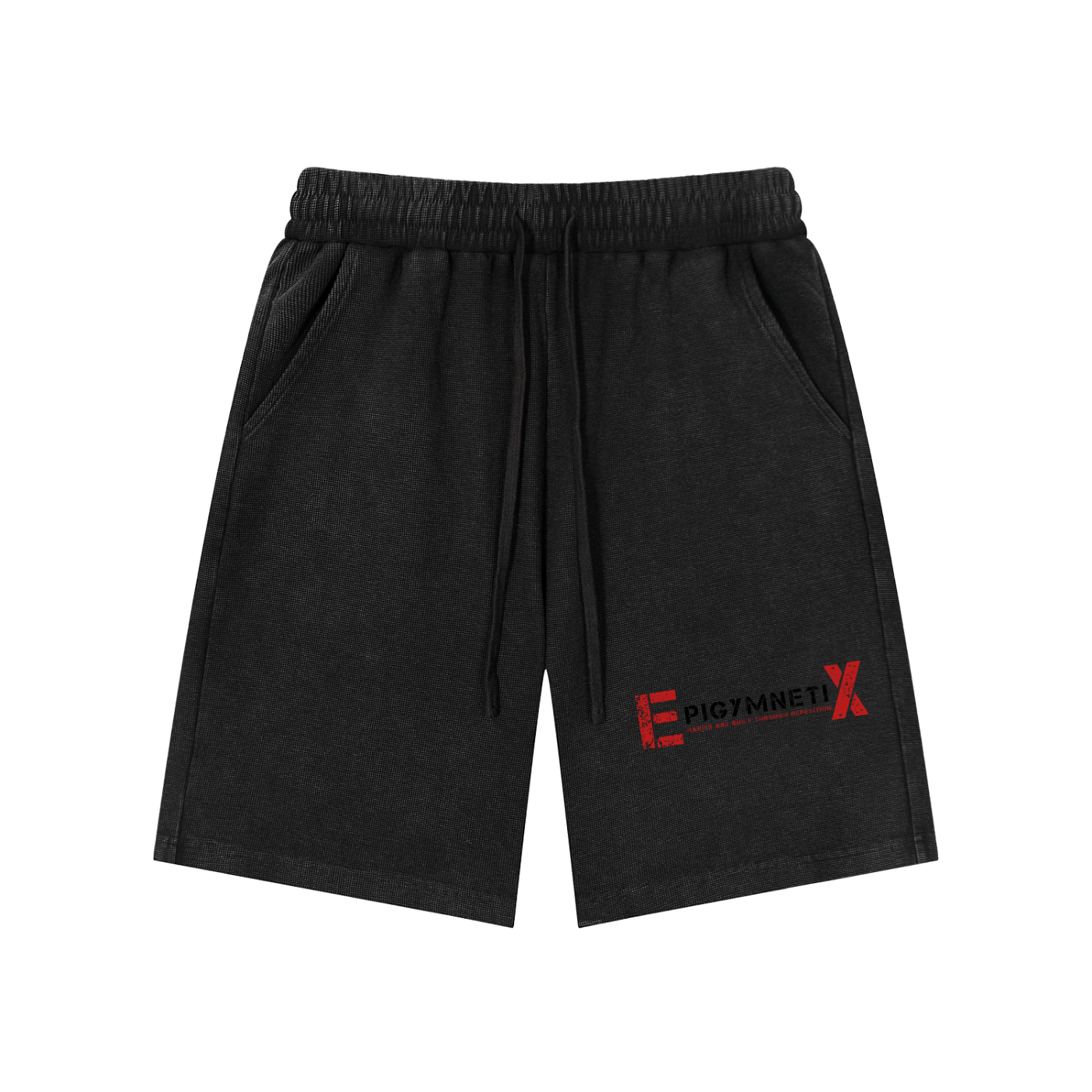 EpigymnetiX - Mineral Wash Waffle Knit Shorts