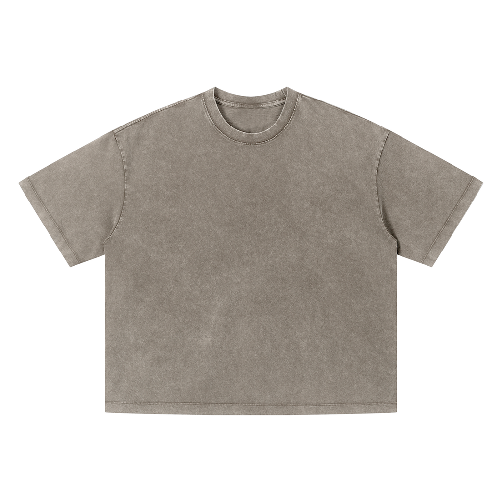 Love you all my life - Unisex Vintage Wash Boxy T-Shirt