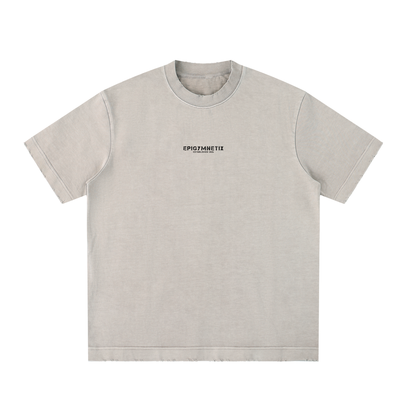 EpigymnetiX - Heavyweight Vintage Washed Frayed T-Shirt