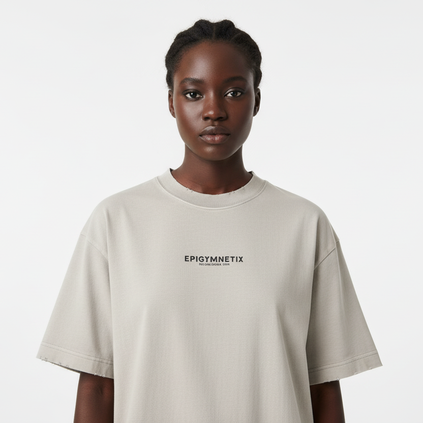 EpigymnetiX - Heavyweight Vintage Washed Frayed T-Shirt