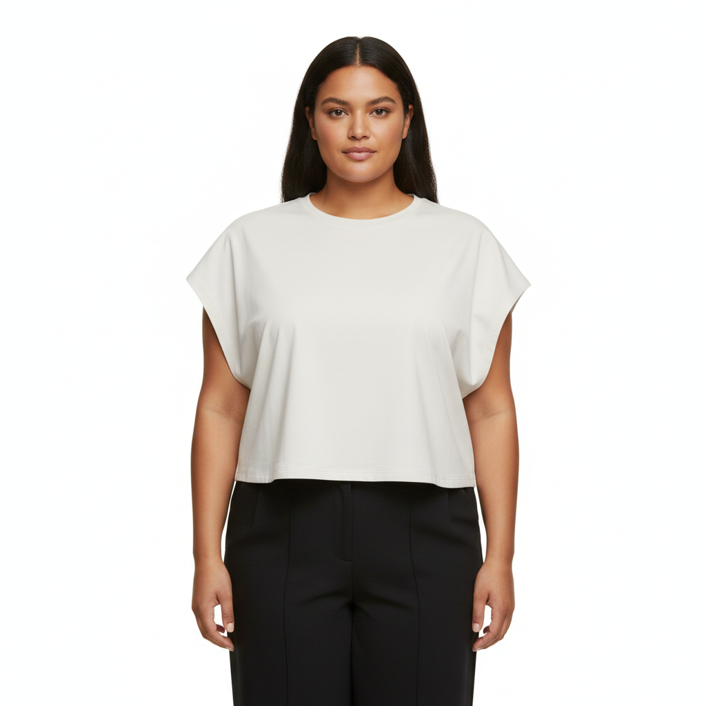 Women's Cropped Dolman T-Shirt
