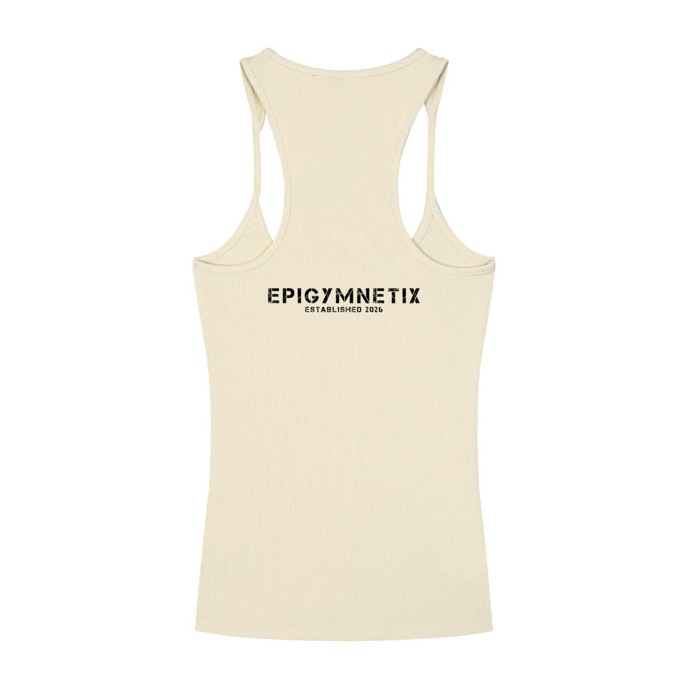 Slim Fit Ribbed Racerback Tank Top