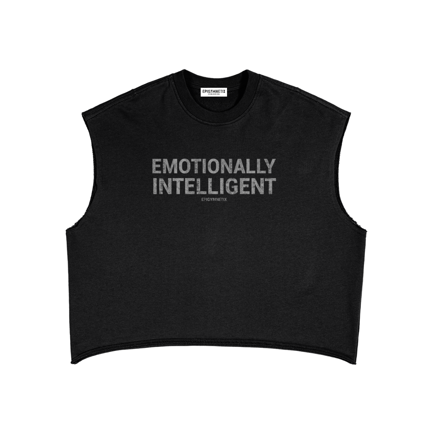 Emotionally Intelligent - French Terry Boxy Tank Top