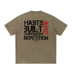 Heavyweight Vintage Washed Frayed T-Shirt