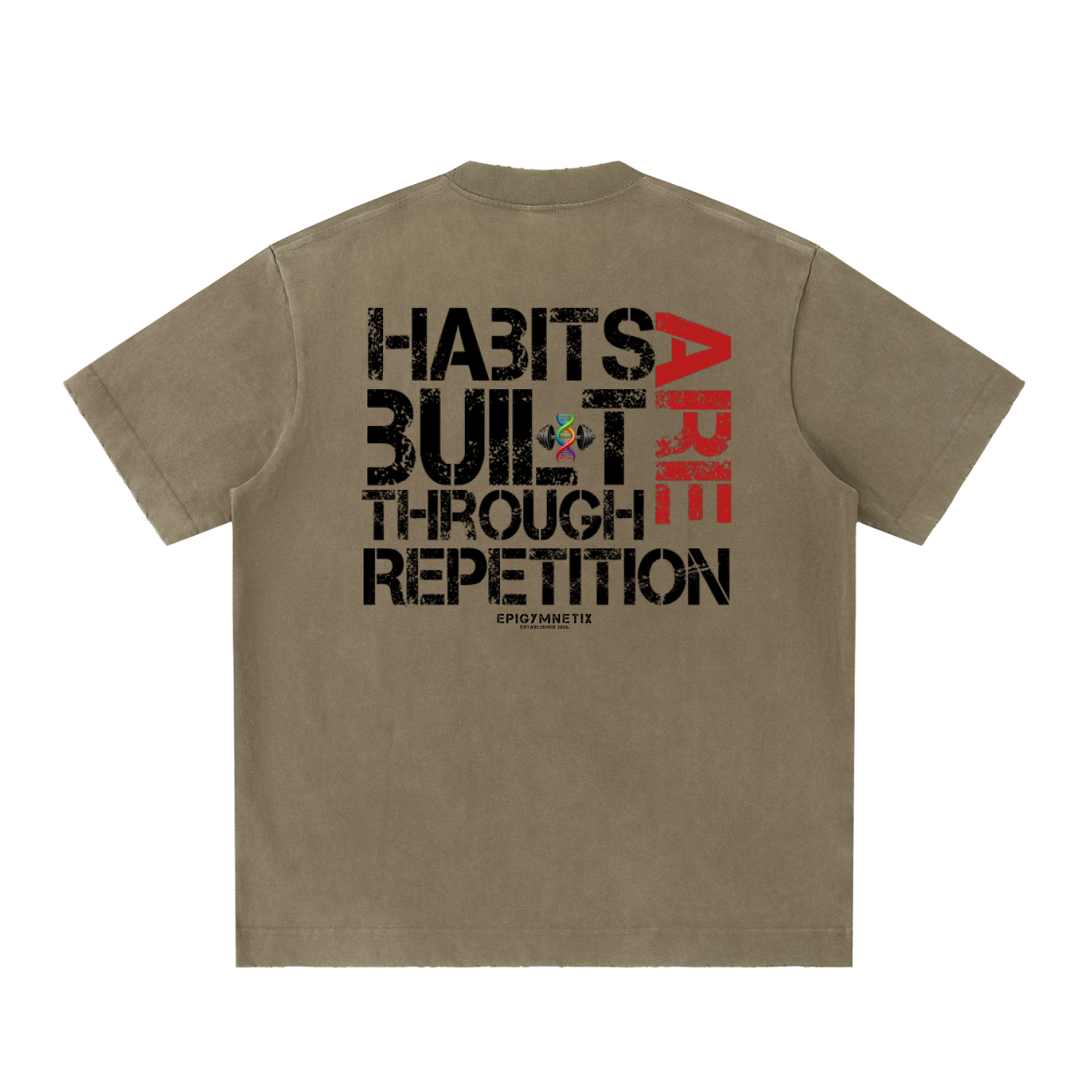 Heavyweight Vintage Washed Frayed T-Shirt