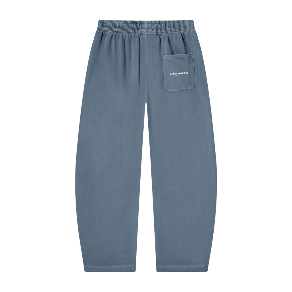Unisex Vintage Washed Barrel Leg Sweatpants