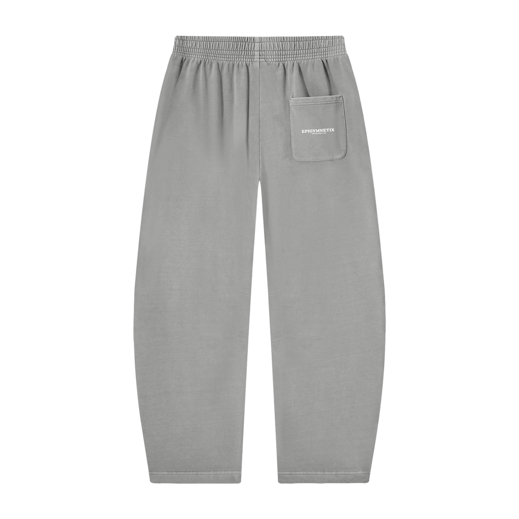 Unisex Vintage Washed Barrel Leg Sweatpants