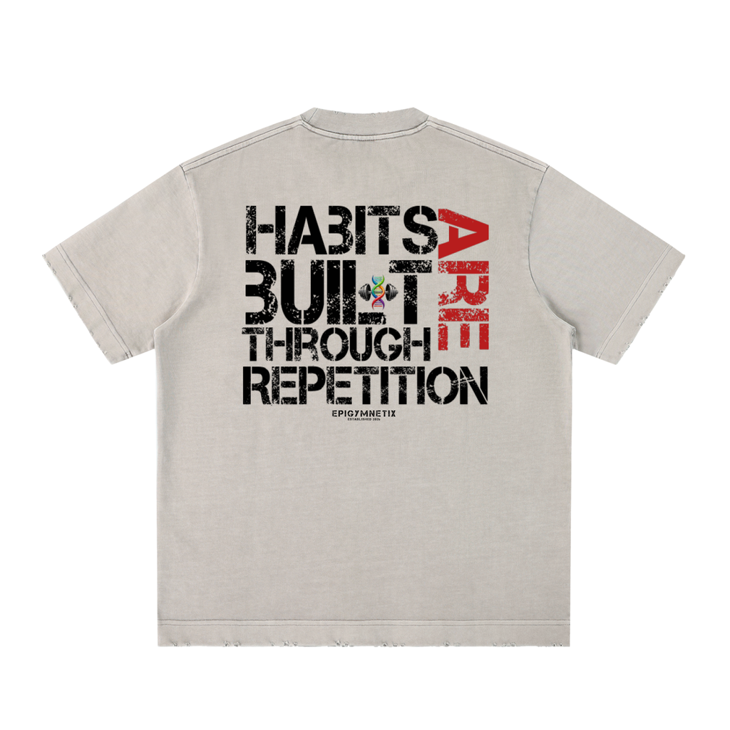 Heavyweight Vintage Washed Frayed T-Shirt