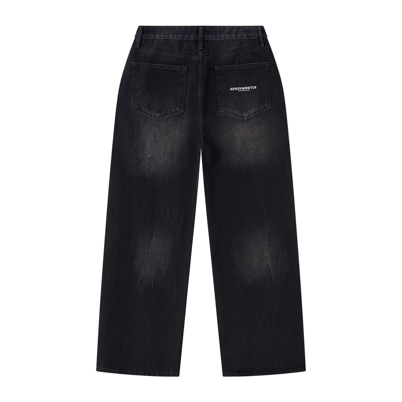 Epigymnetix - Men's Vintage Wash Wide Leg Jeans
