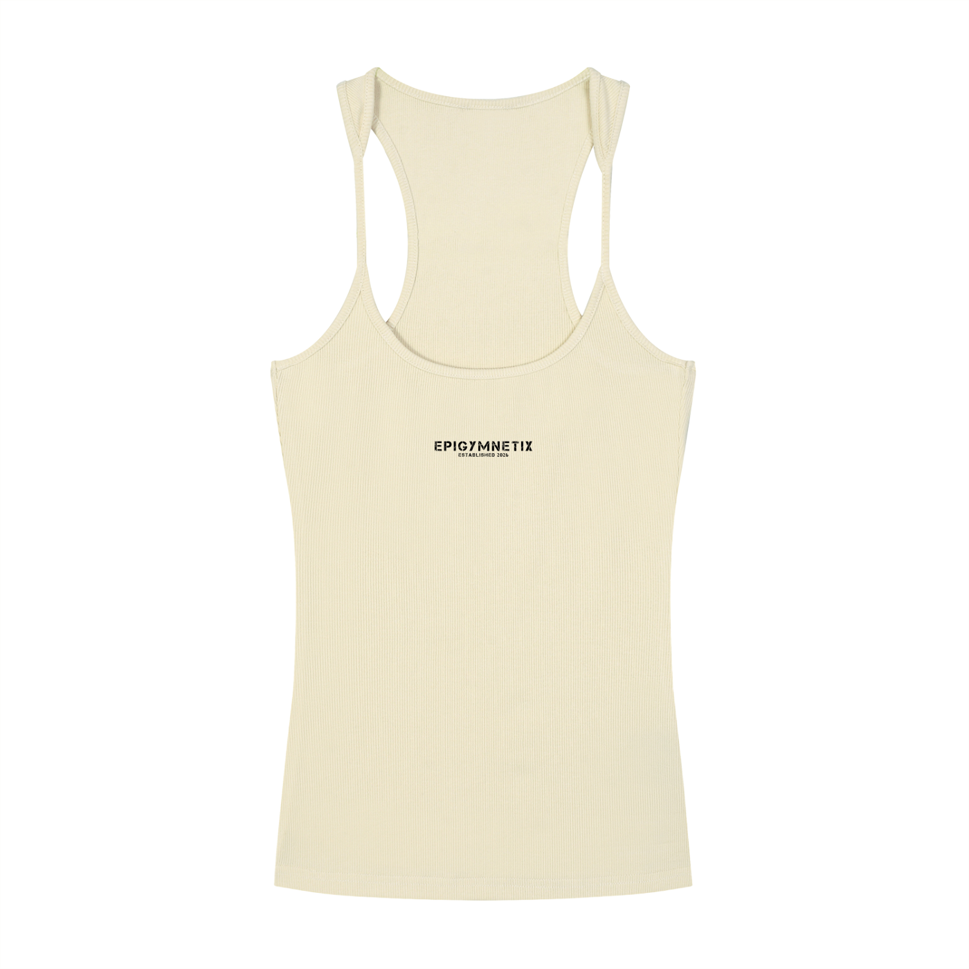 Ribbed racer back 