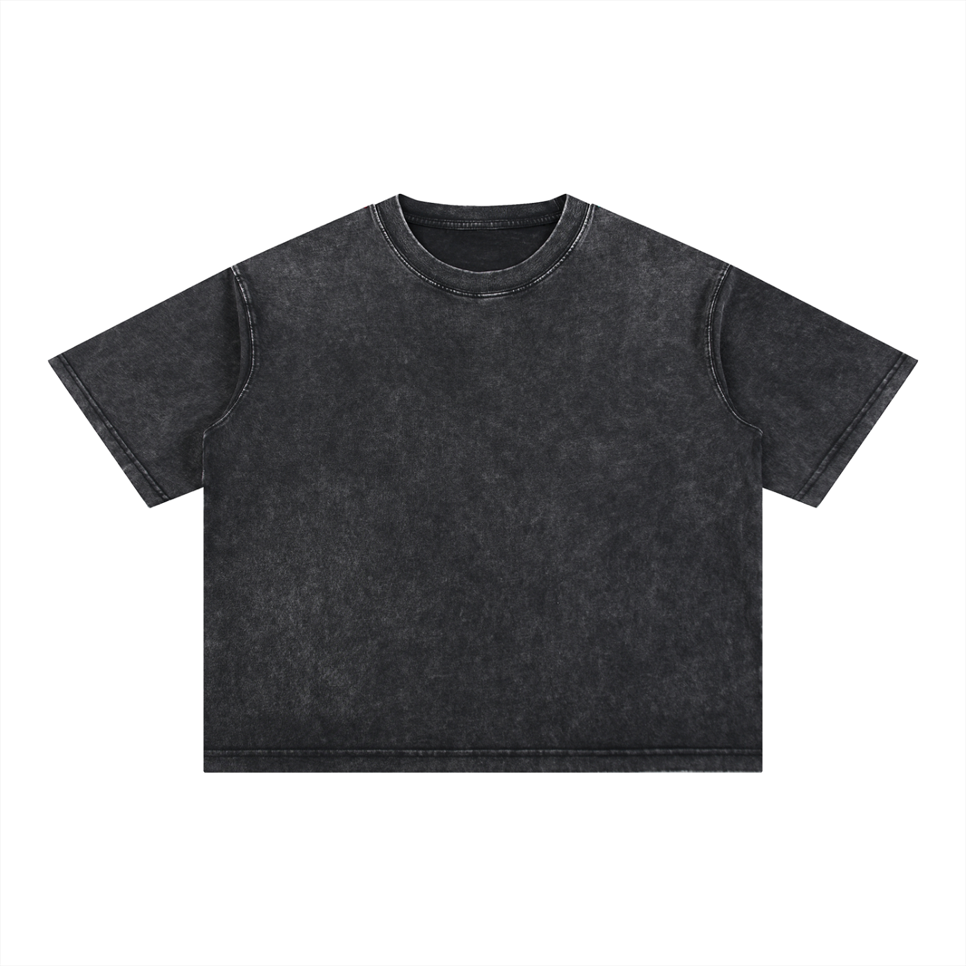 King - Mineral Wash Boxy Cotton T-Shirt