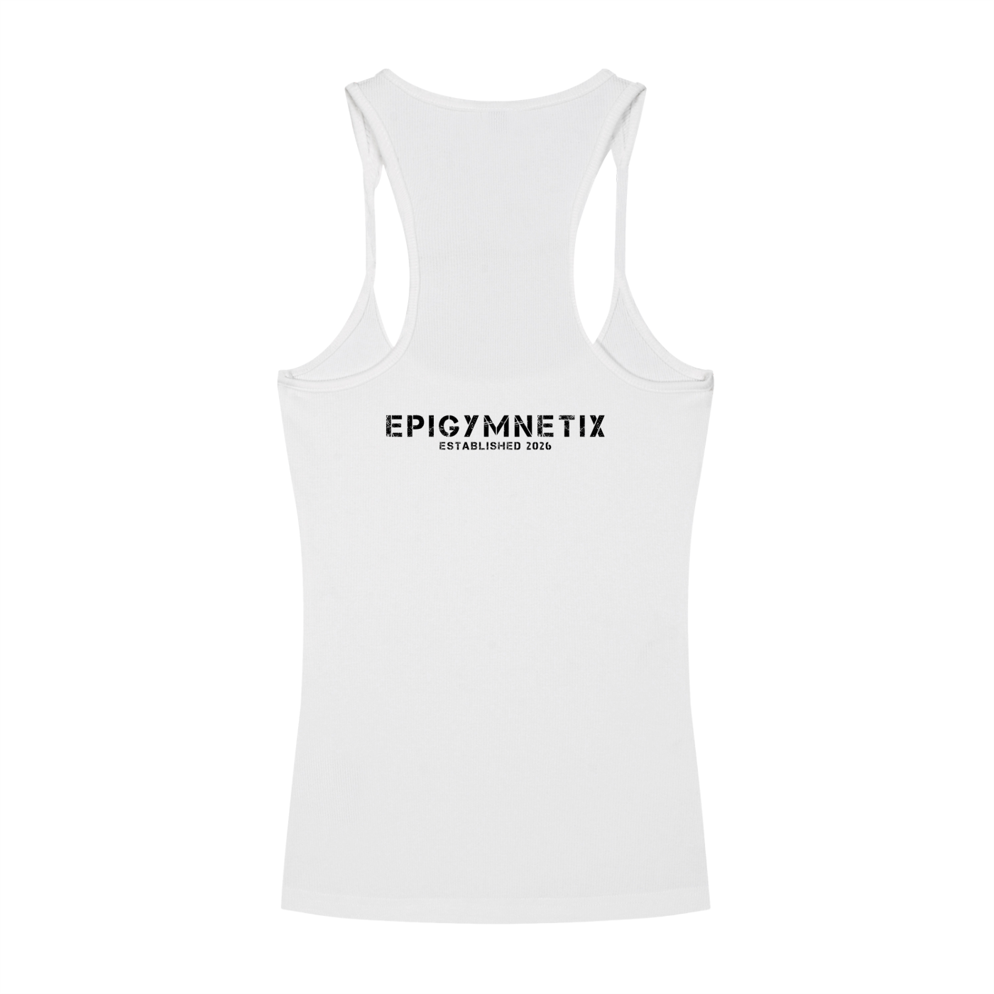 Slim Fit Ribbed Racerback Tank Top