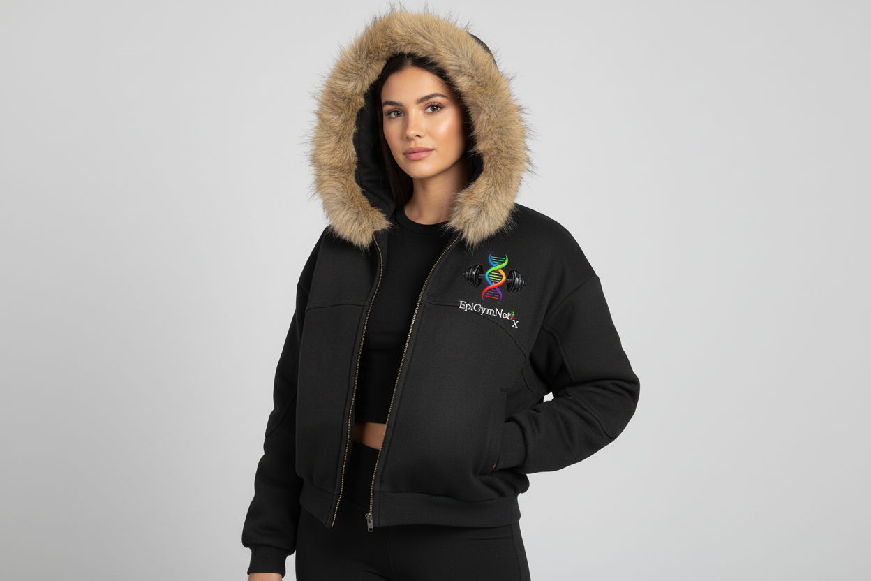 Sun Fade Boxy Detachable Fur Hoodie