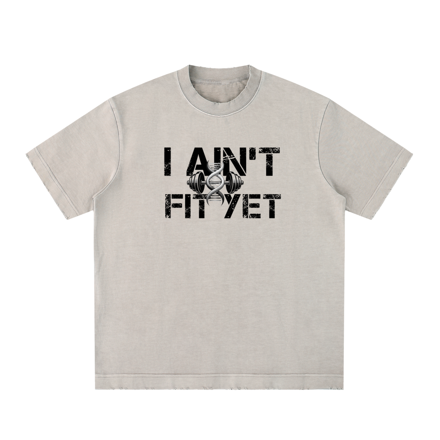 Heavyweight Vintage Washed Frayed T-Shirt