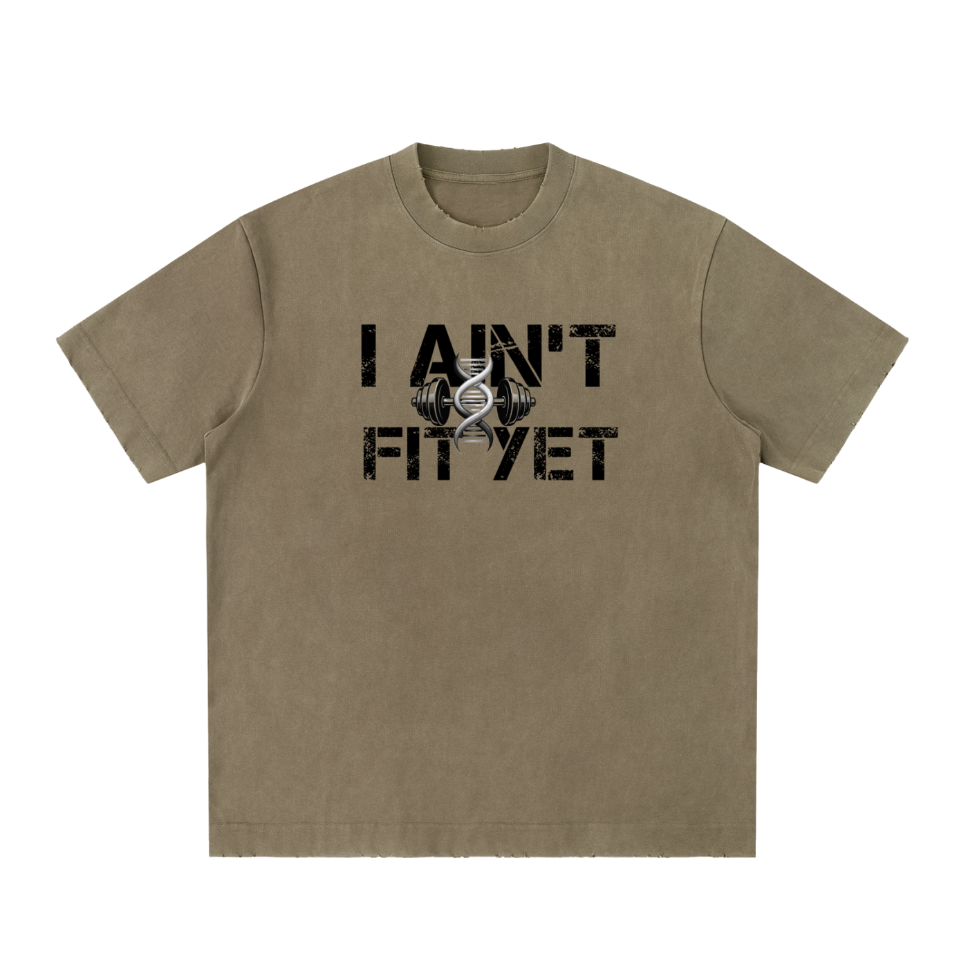 Heavyweight Vintage Washed Frayed T-Shirt