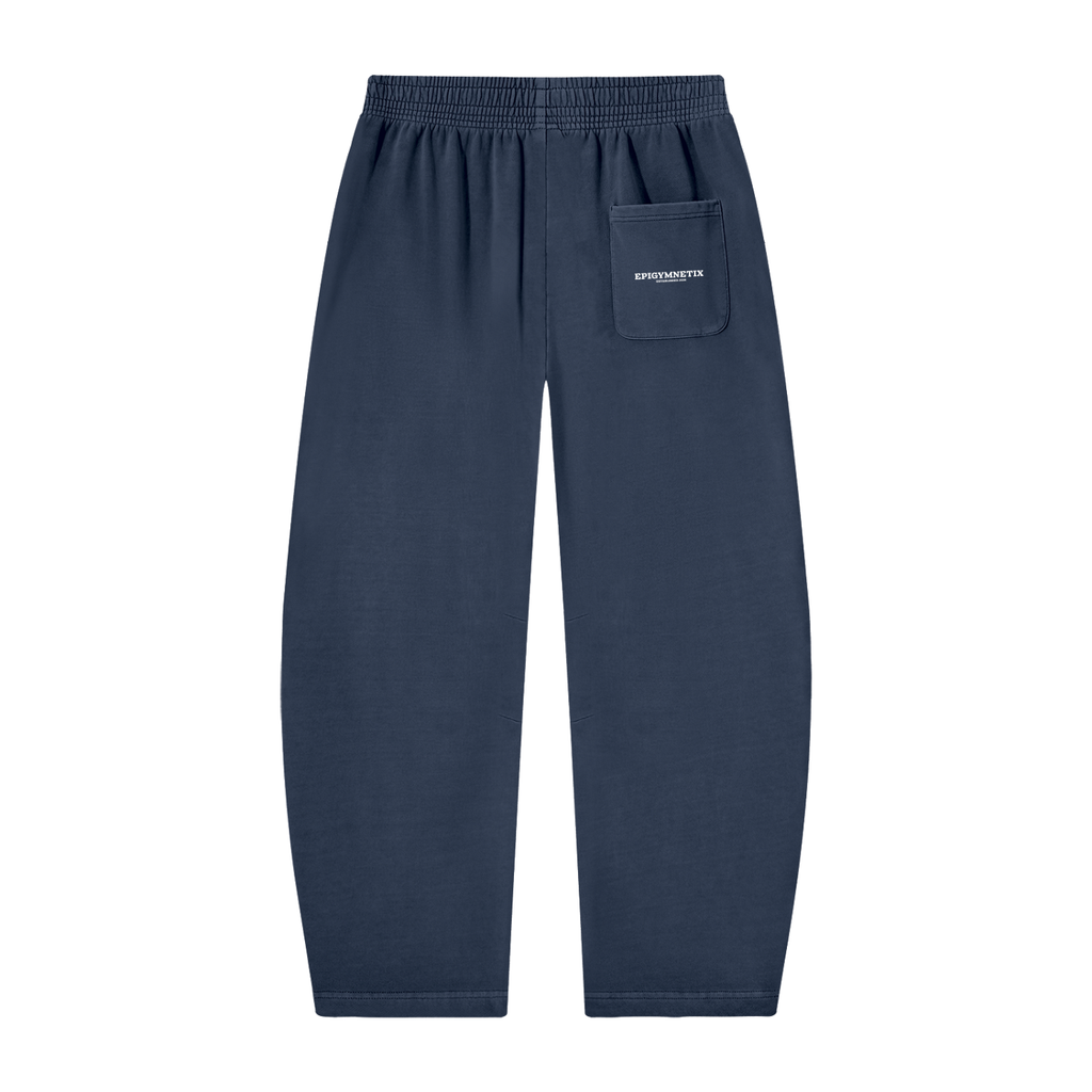 Unisex Vintage Washed Barrel Leg Sweatpants