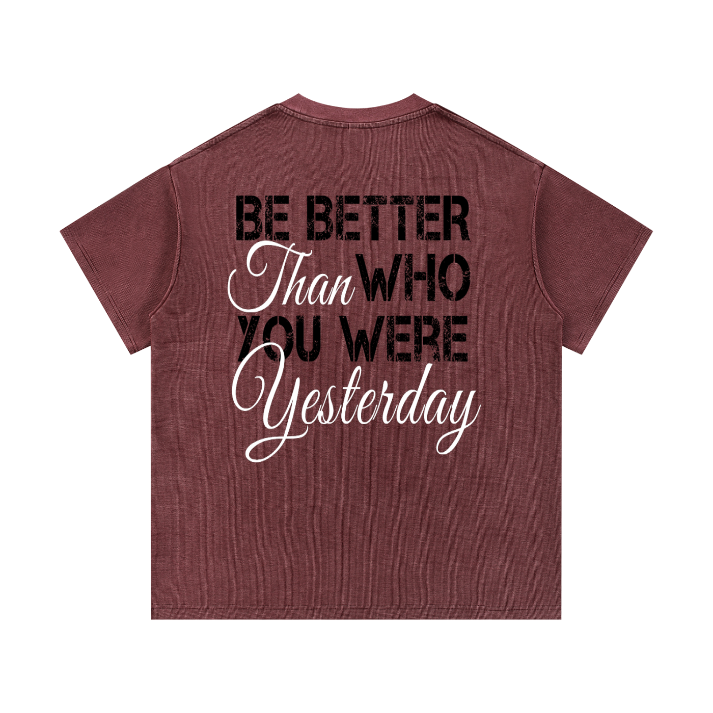 Waffle knit,T shirt