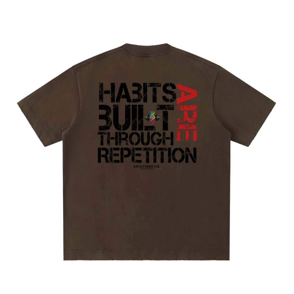 Heavyweight Vintage Washed Frayed T-Shirt