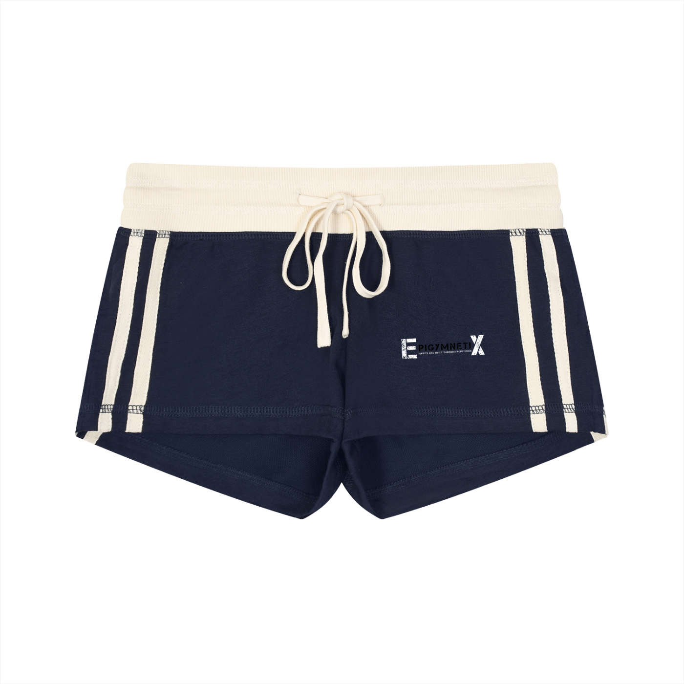 Women's Contrast Stripe Track Shorts
