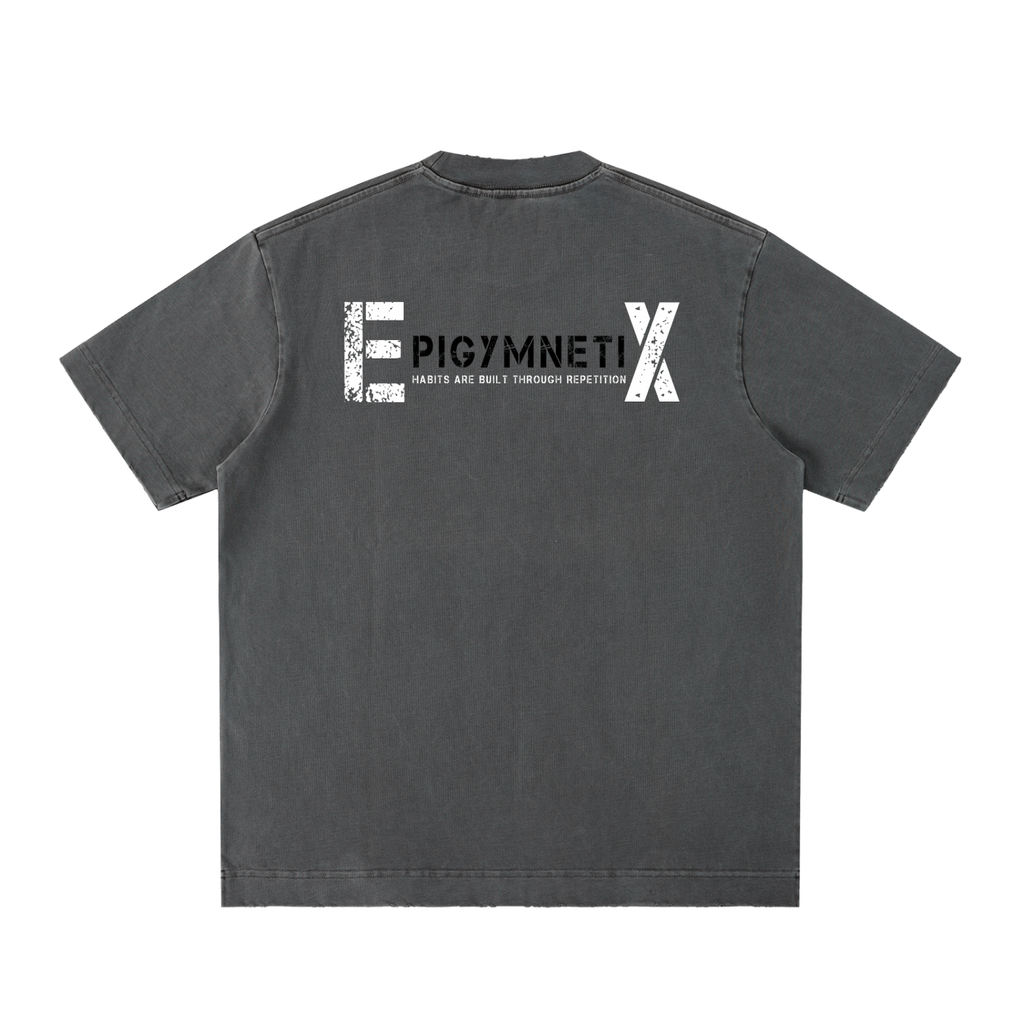 EpigymnetiX - Heavyweight Vintage Washed Frayed T-Shirt